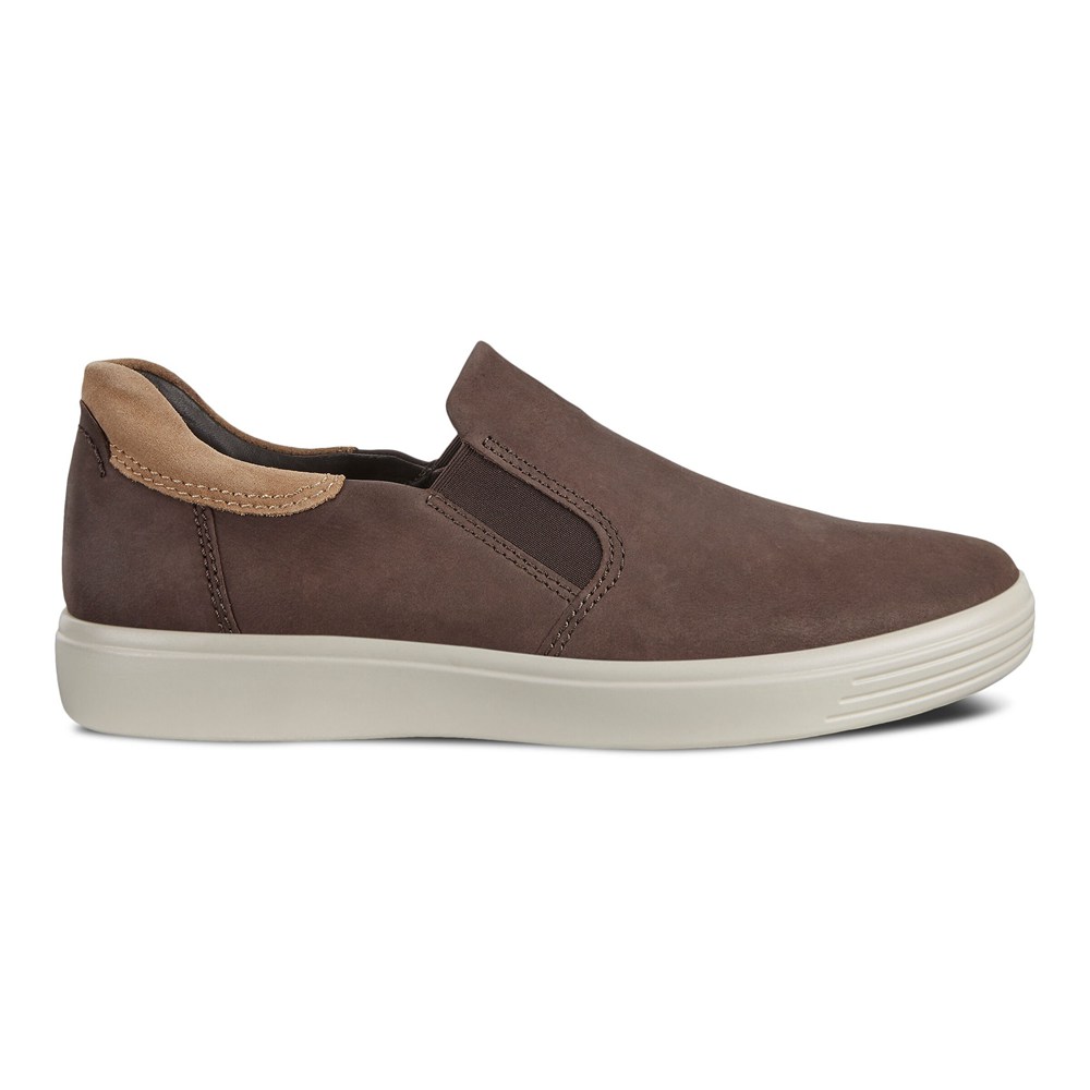 Slip On Hombre - ECCO Soft 7 Sneakerss - Marrom - JNH073965